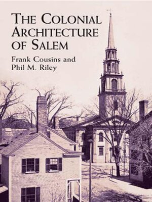 cover image of The Colonial Architecture of Salem
